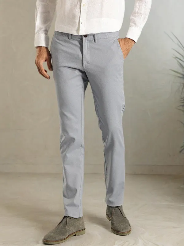 Men Brooklyn Fit Cotton Stretch Trouser