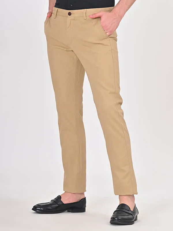 Men Brooklyn Fit Cotton Stretch Trouser