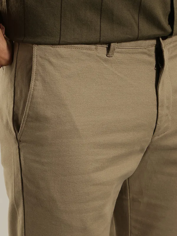 Men Brooklyn Fit Cotton Stretch Trouser