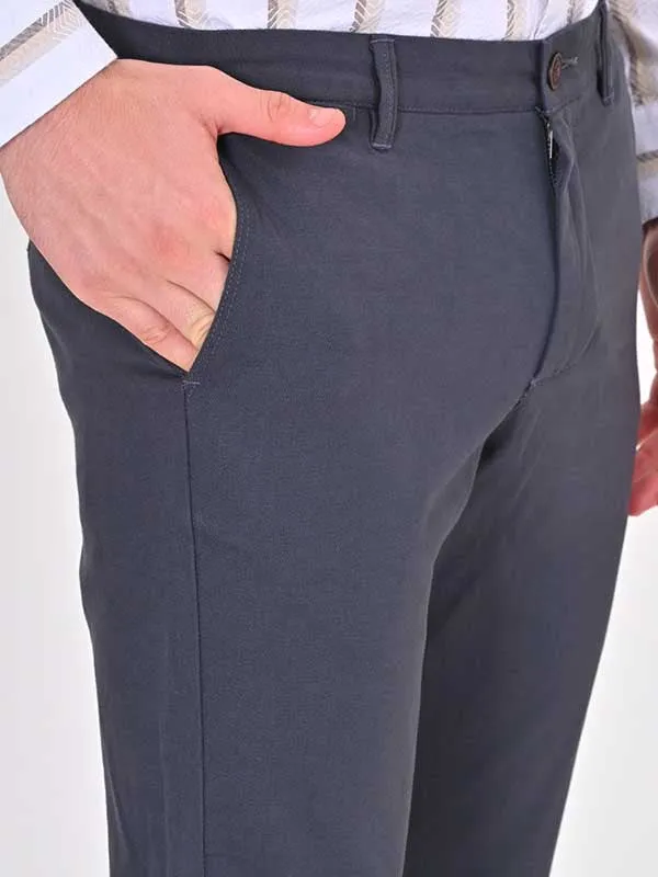 Men Brooklyn Fit Cotton Stretch Trouser