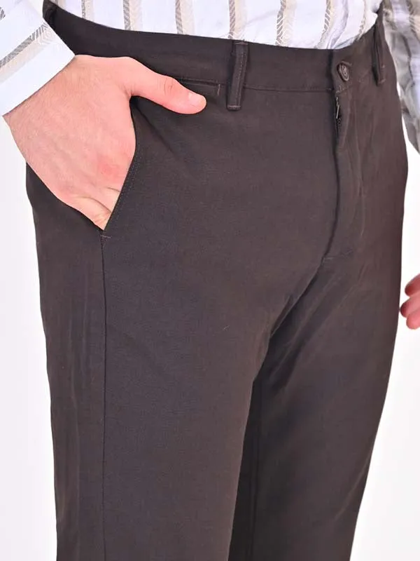 Men Brooklyn Fit Cotton Stretch Trouser