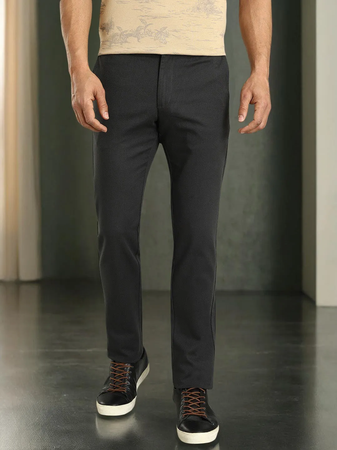 Men Brooklyn Fit Cotton Stretch Trouser