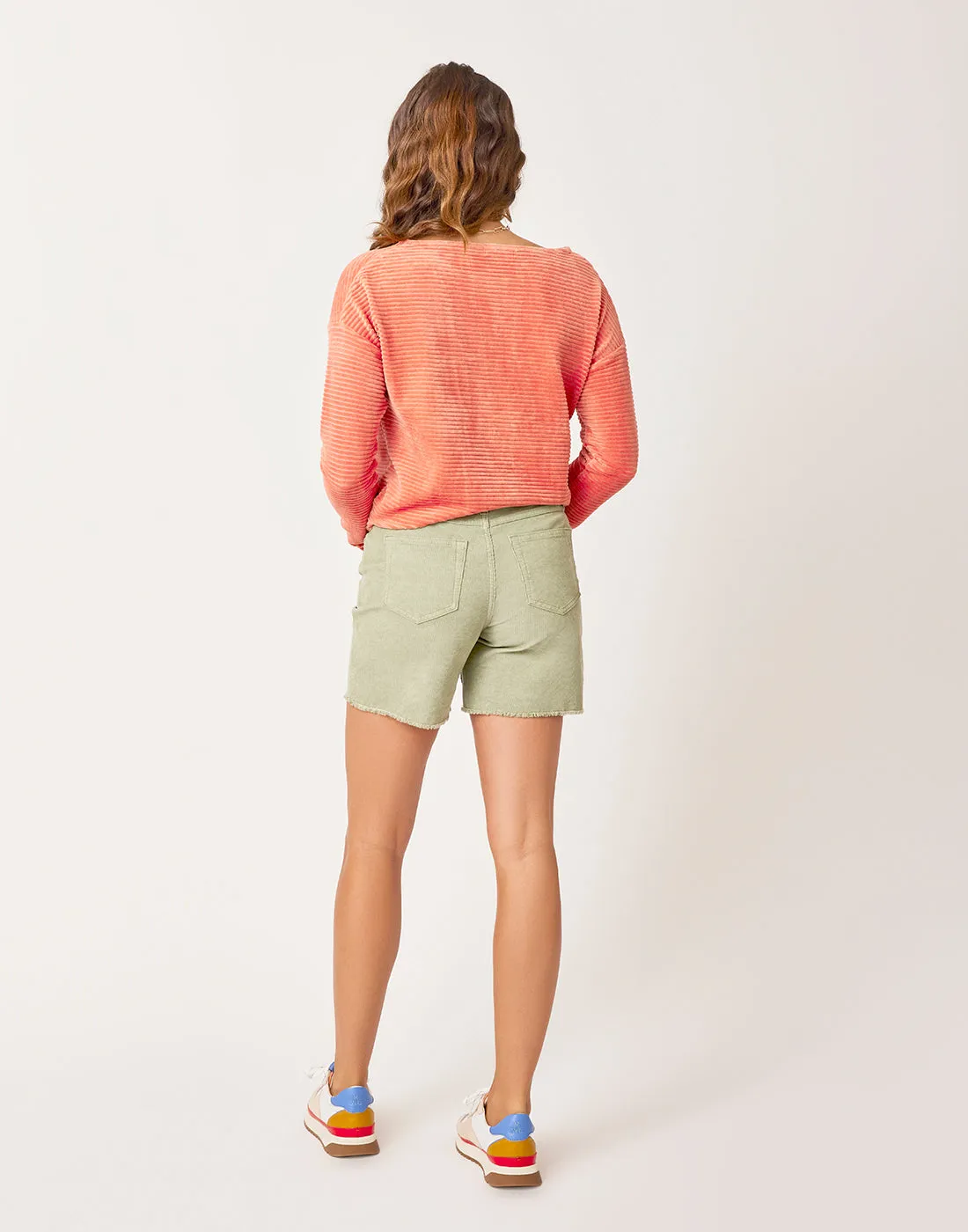 Oahu Hi Rise 6" Short: Olive