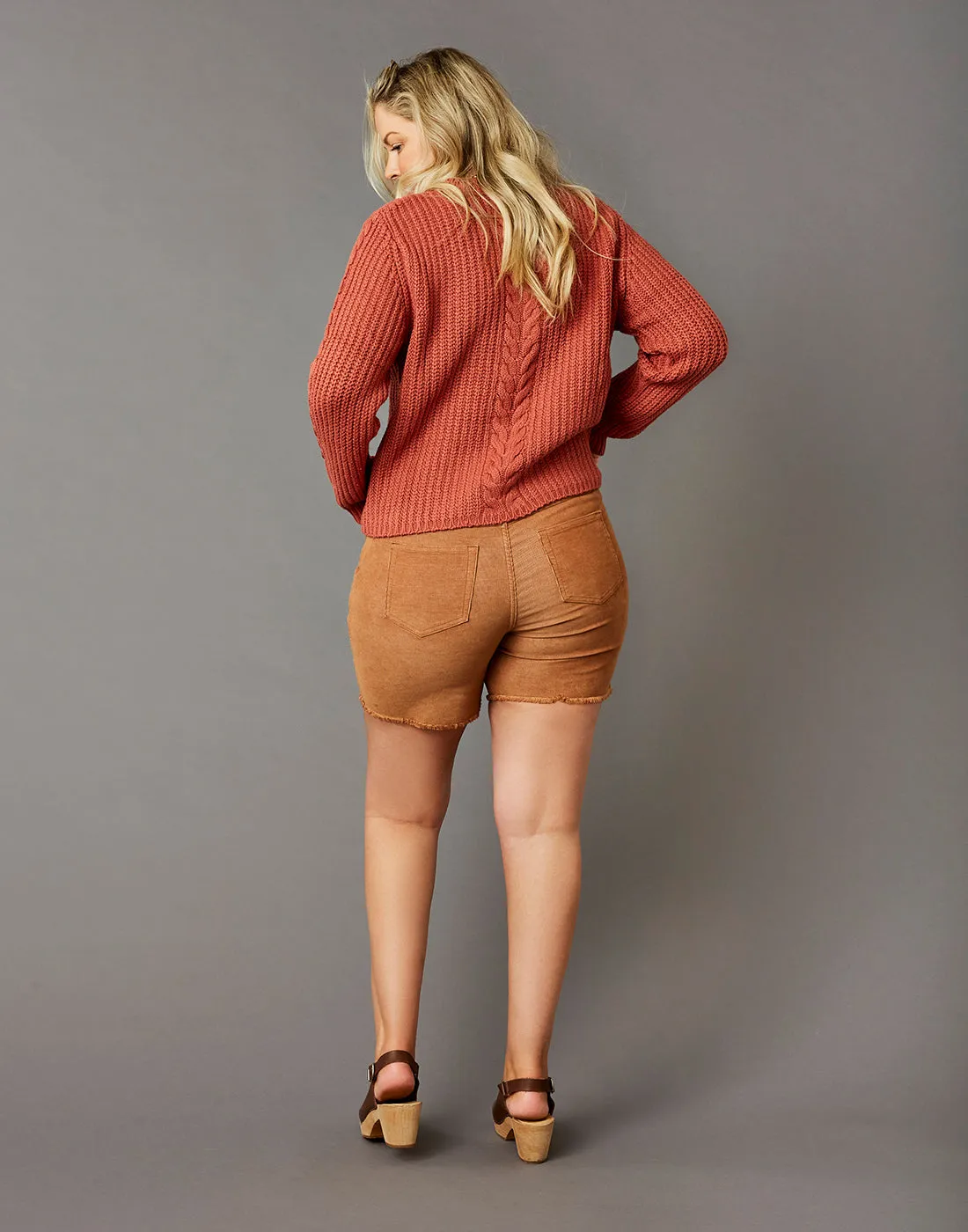 Oahu Hi Rise 6" Short: Saddle - FINAL SALE