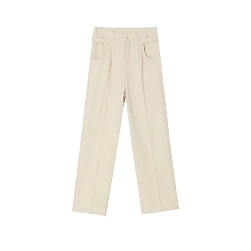 Retro Loose Straight Trousers