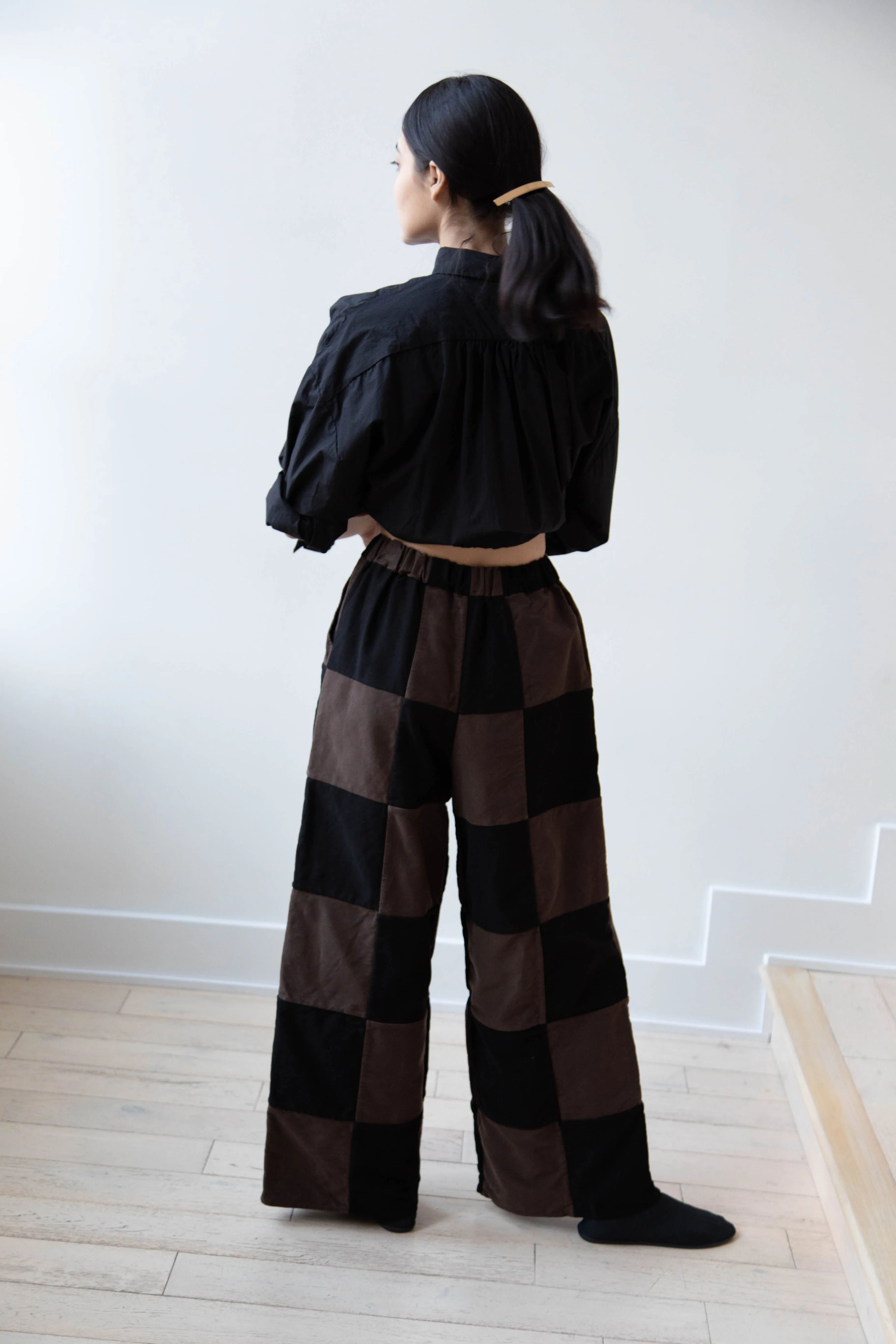 Risa Nakamura | Trouser P in Brown & Black