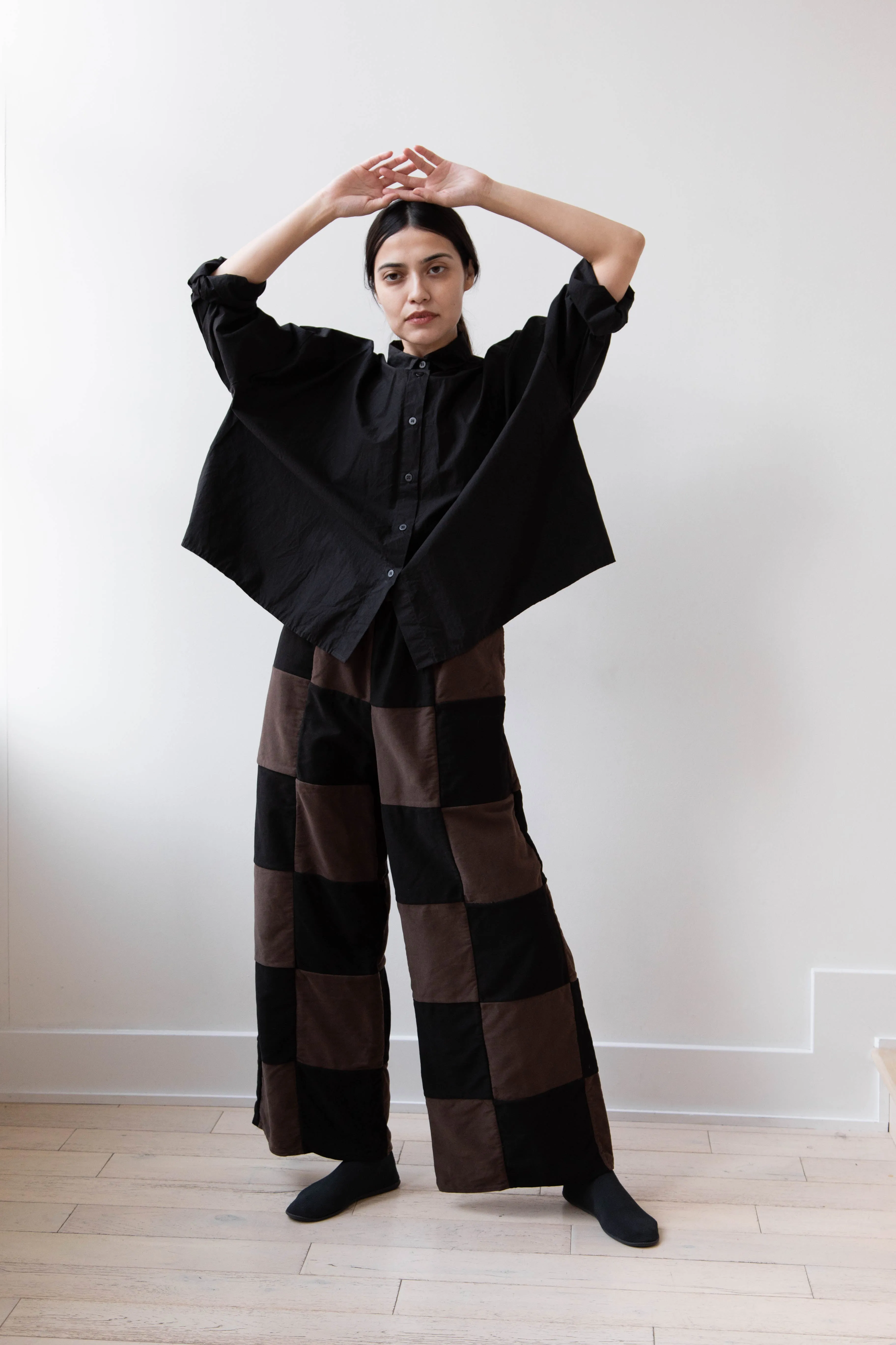 Risa Nakamura | Trouser P in Brown & Black