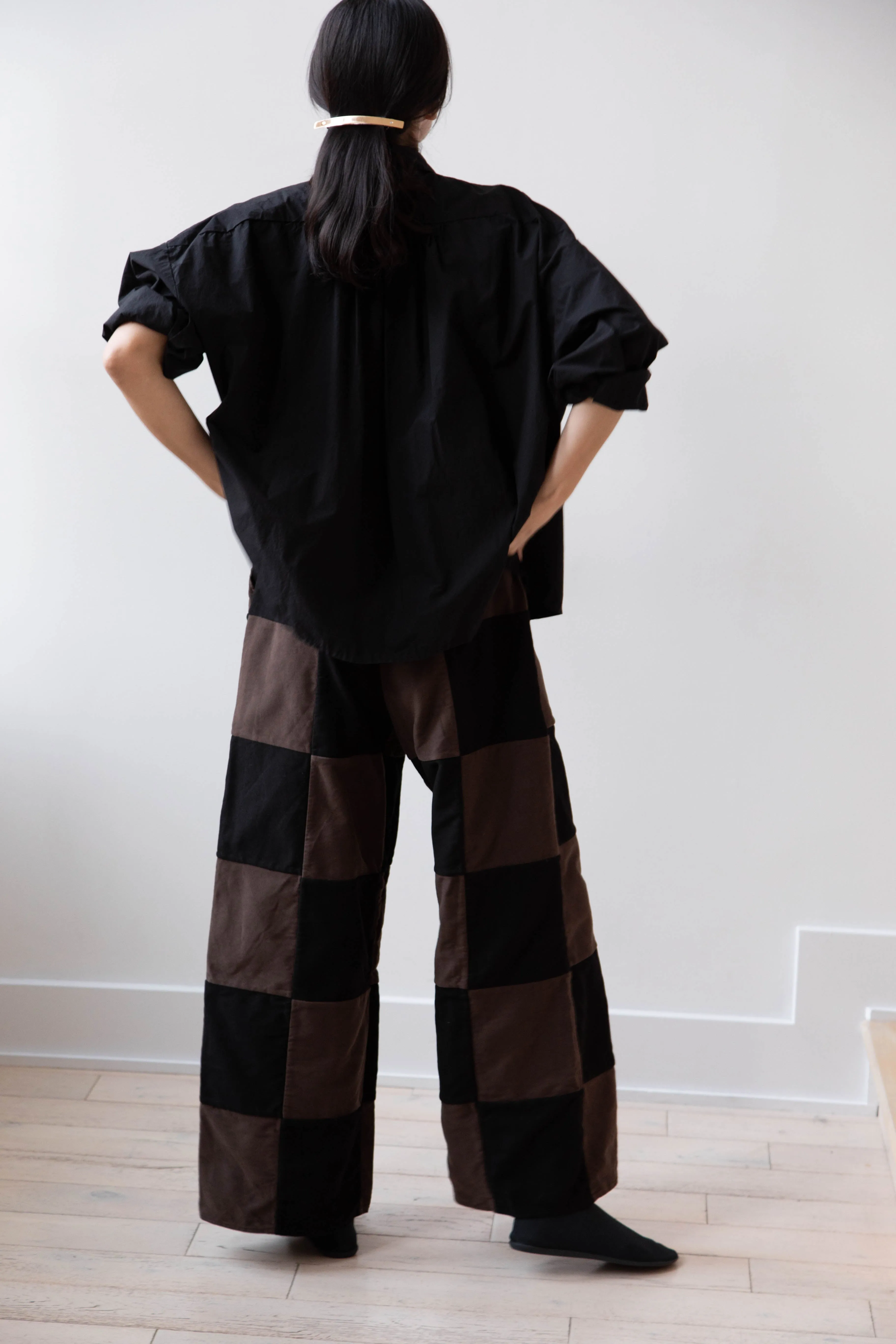 Risa Nakamura | Trouser P in Brown & Black