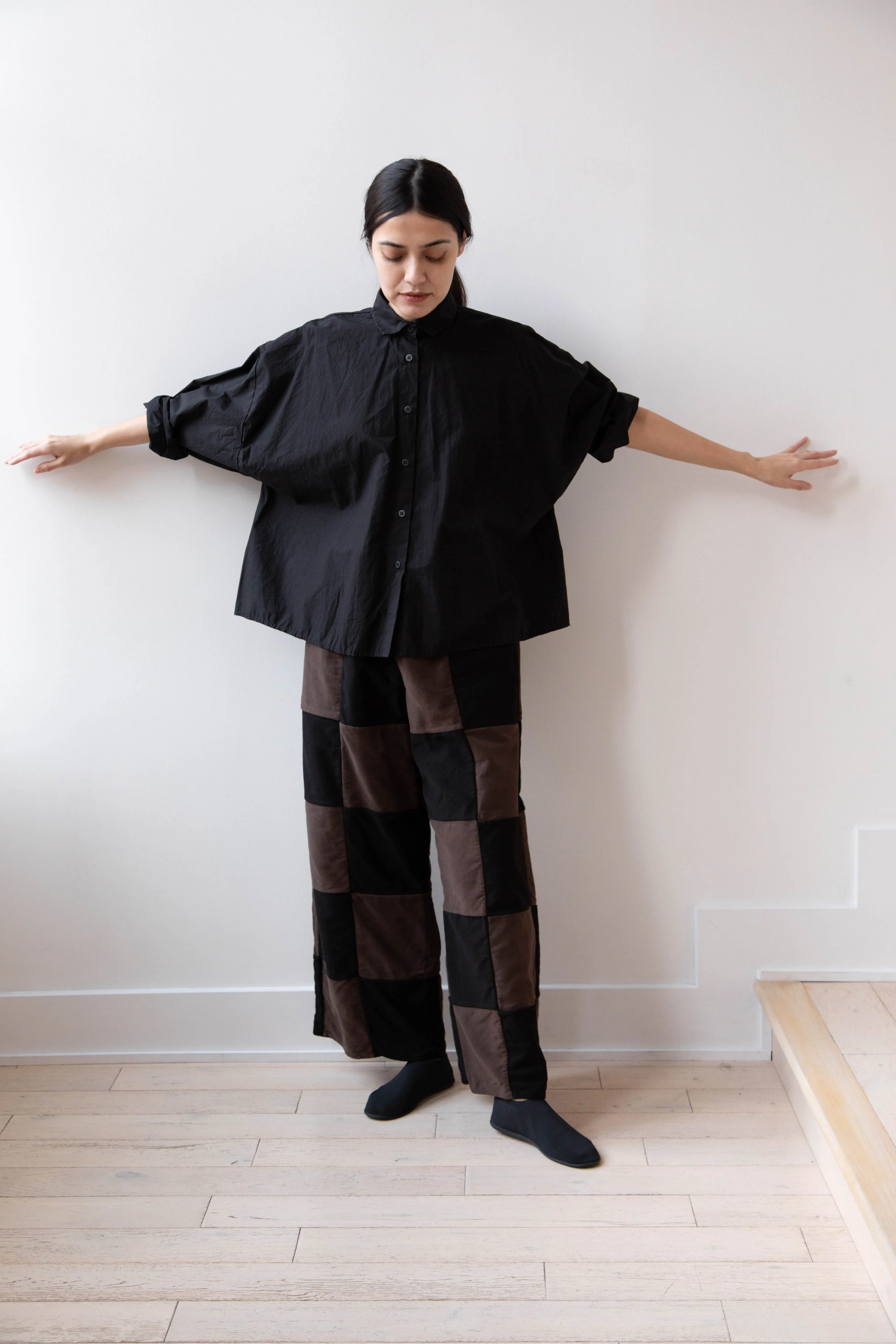 Risa Nakamura | Trouser P in Brown & Black
