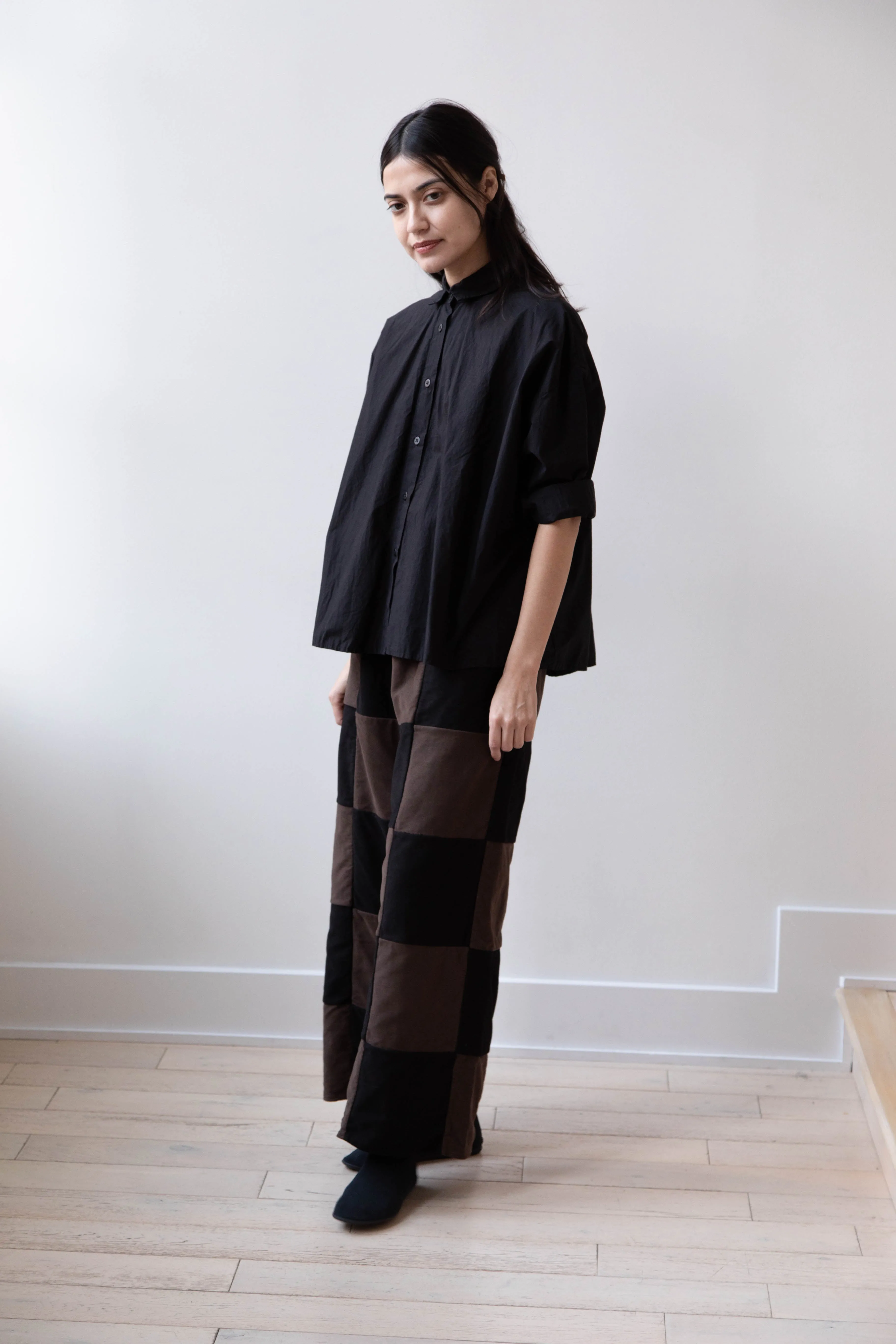 Risa Nakamura | Trouser P in Brown & Black