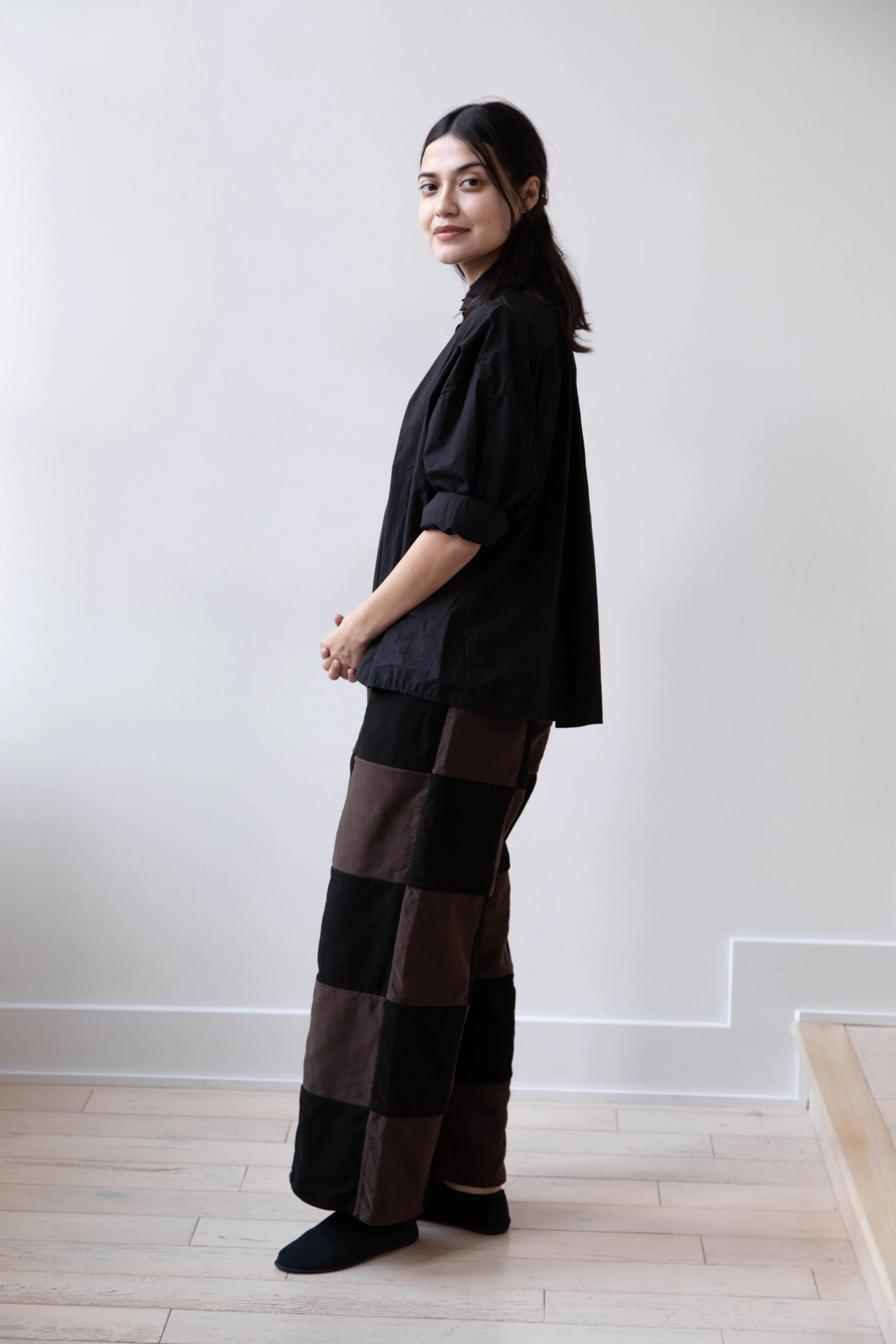 Risa Nakamura | Trouser P in Brown & Black