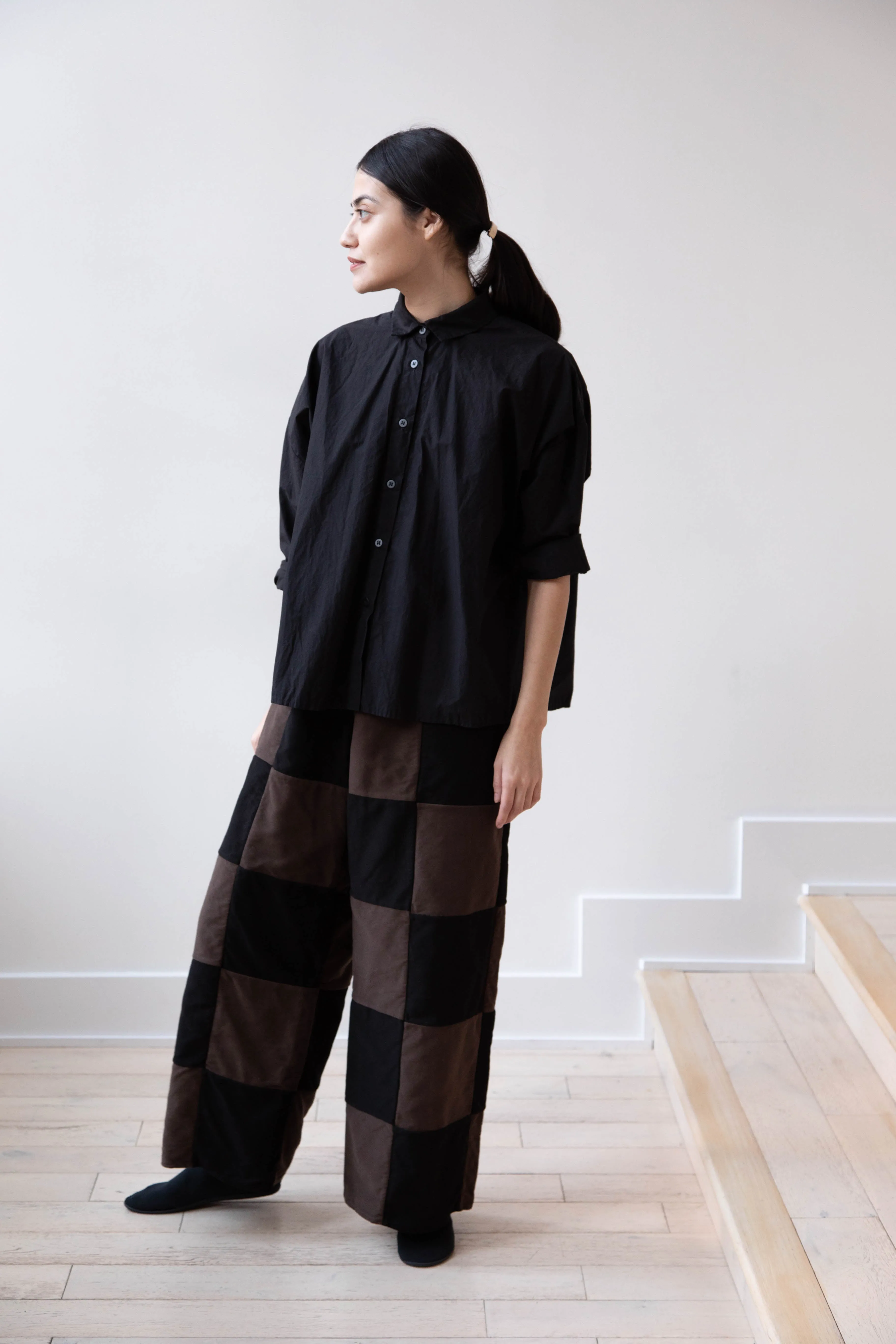 Risa Nakamura | Trouser P in Brown & Black