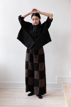Risa Nakamura | Trouser P in Brown & Black