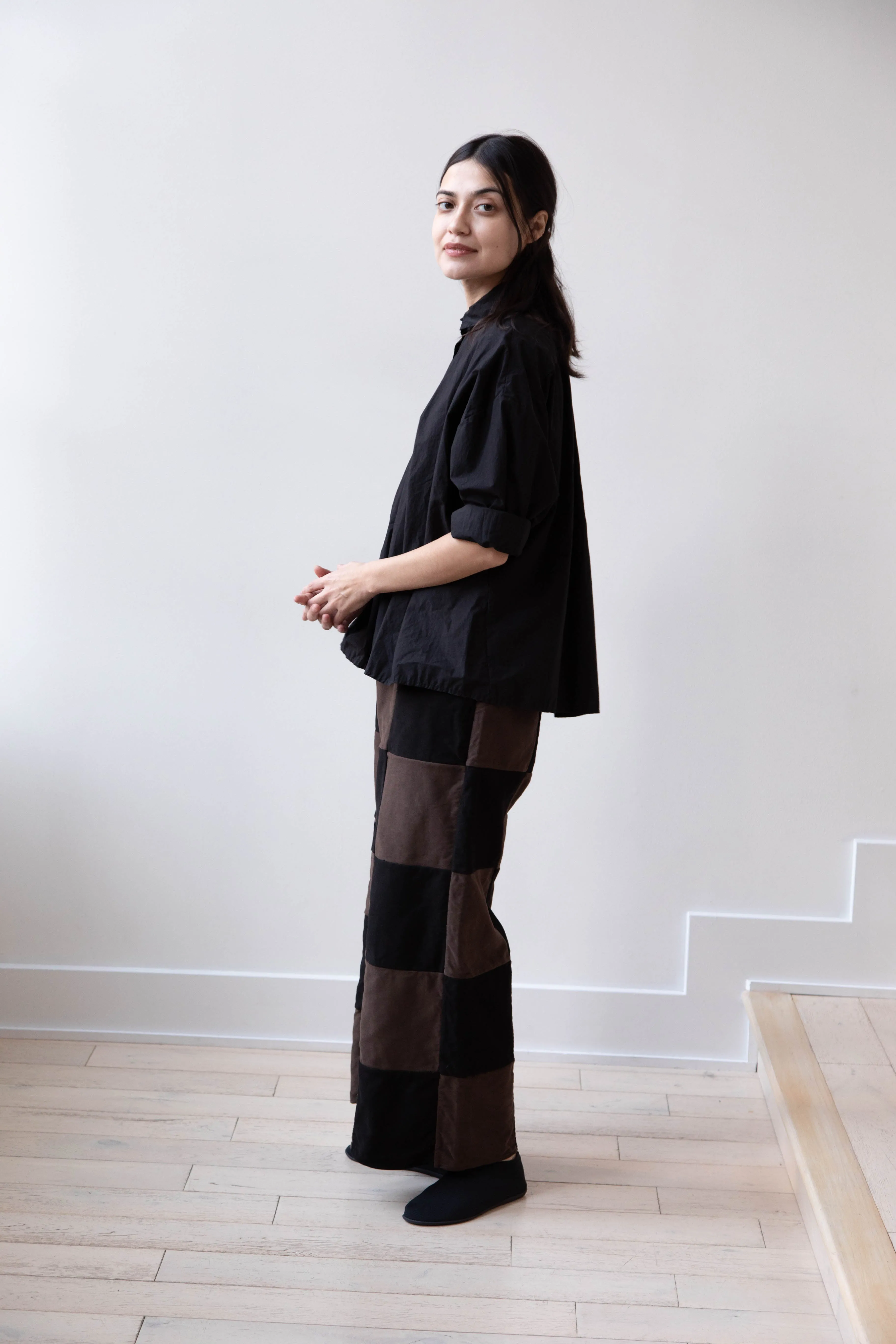 Risa Nakamura | Trouser P in Brown & Black