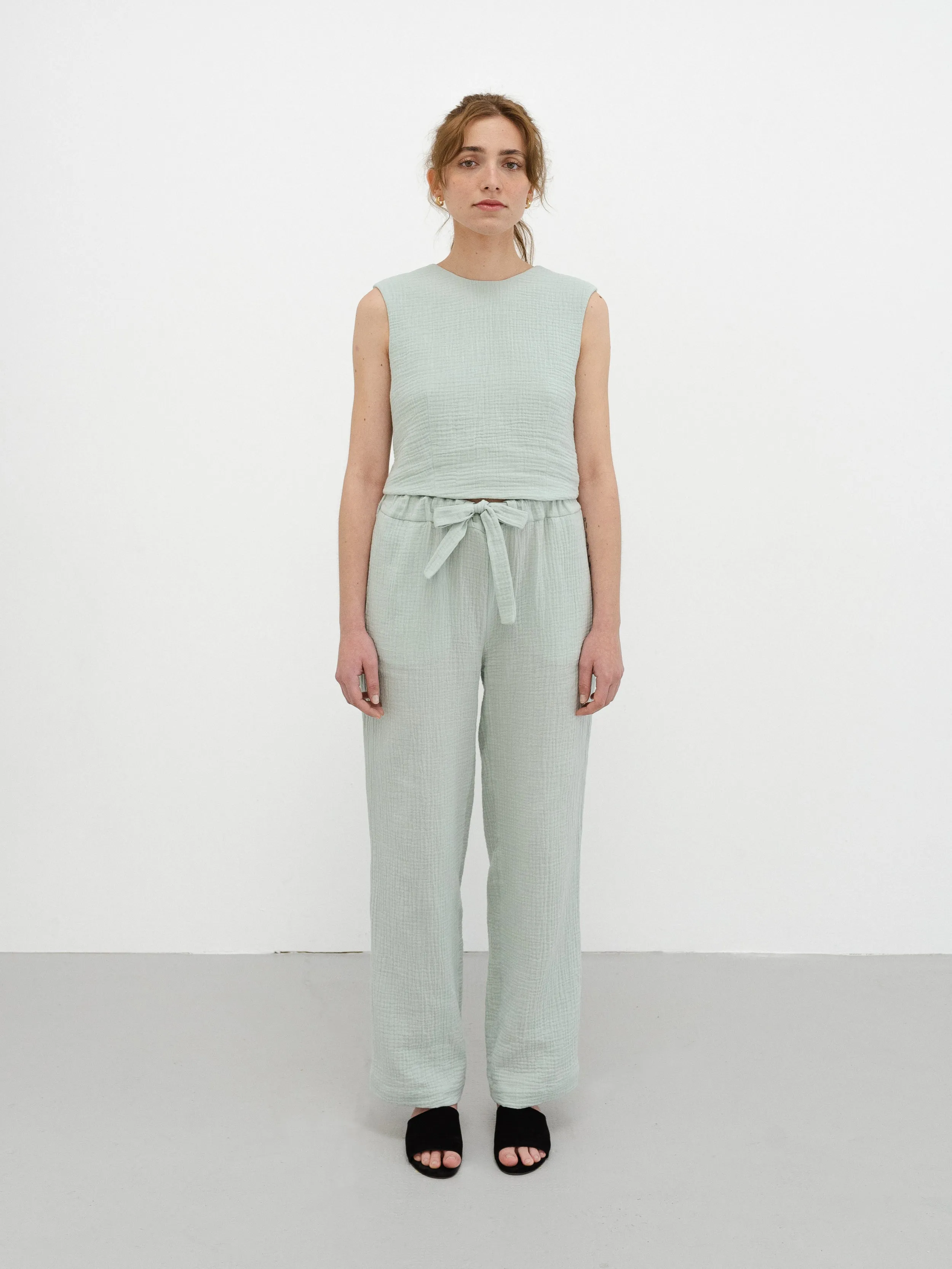 Saskia Pants Jade Mint