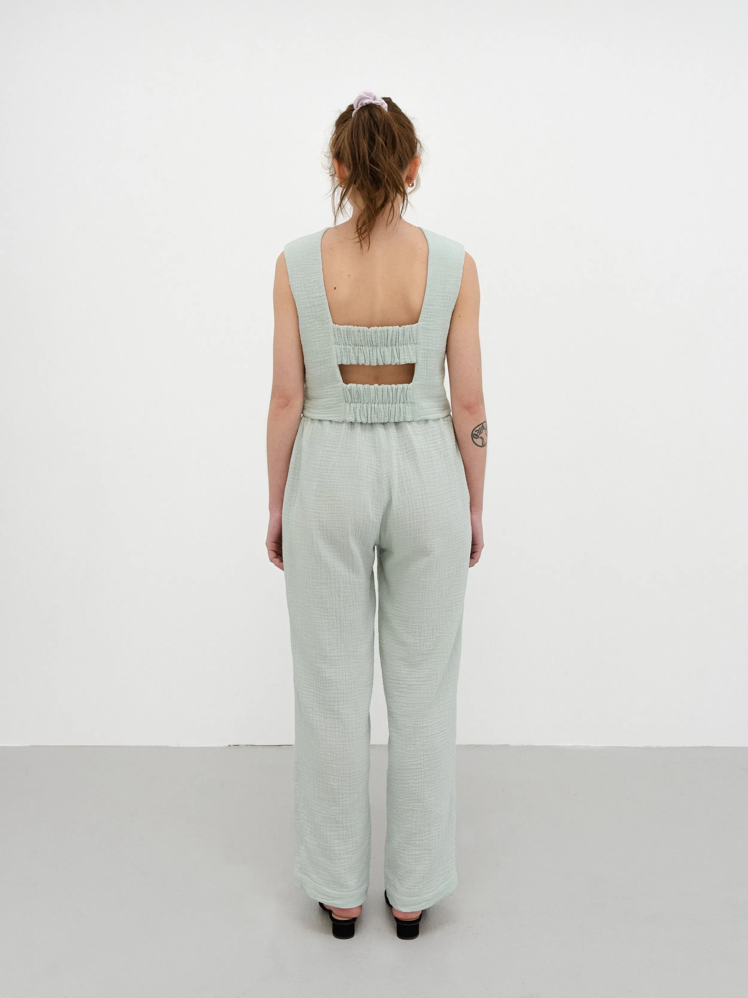Saskia Pants Jade Mint