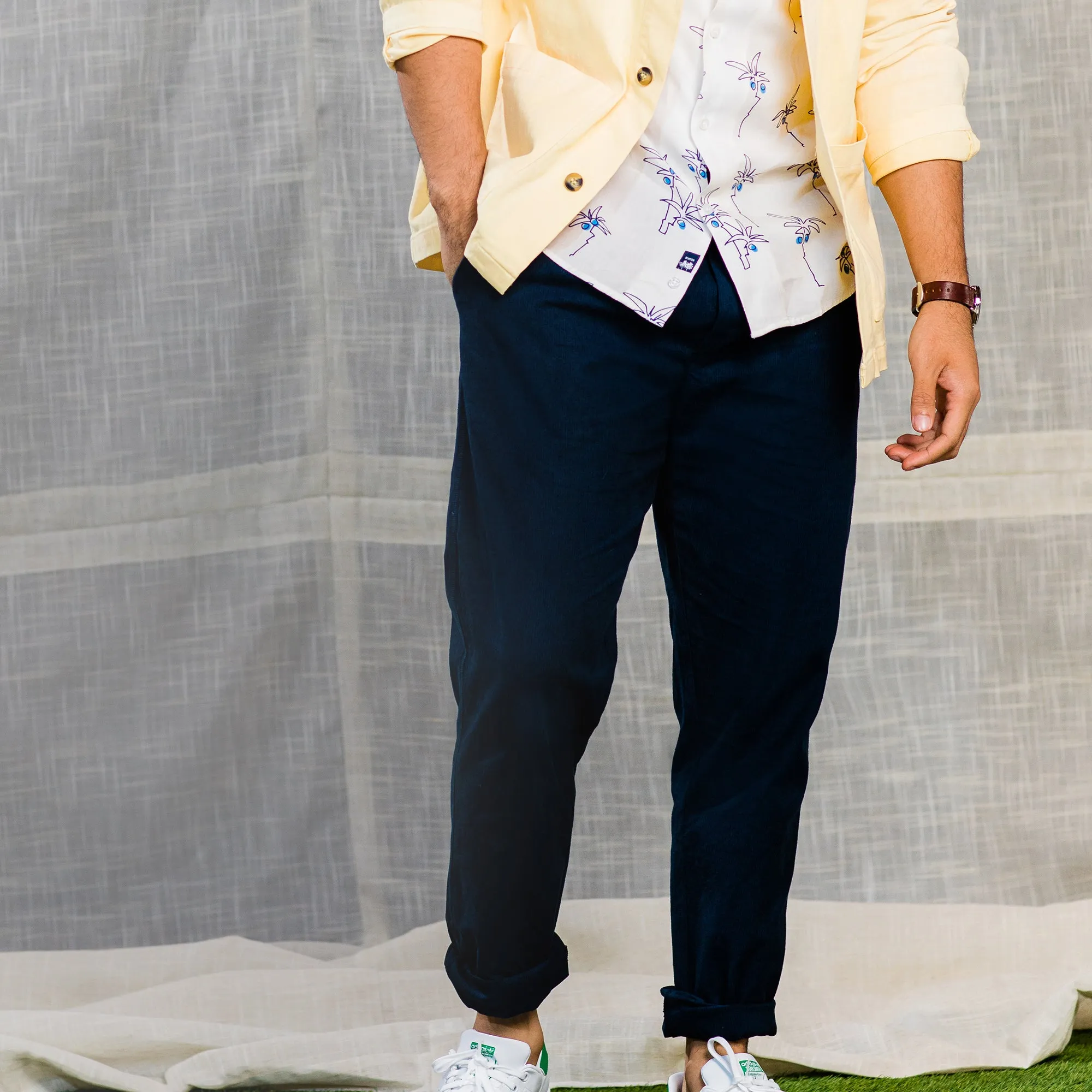 Siesta Drawstring Pants (Navy)