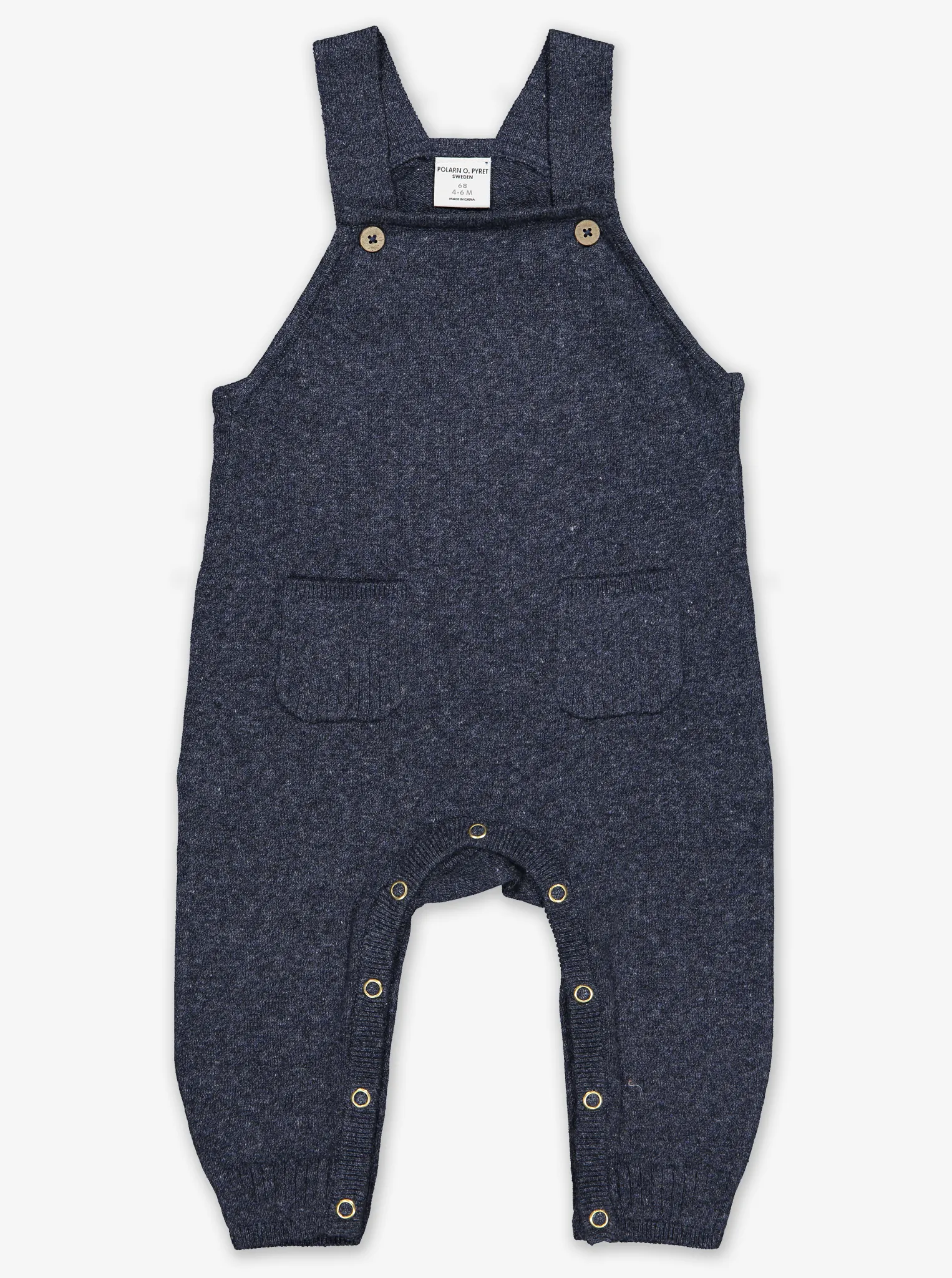 Soft Knit Baby Dungarees