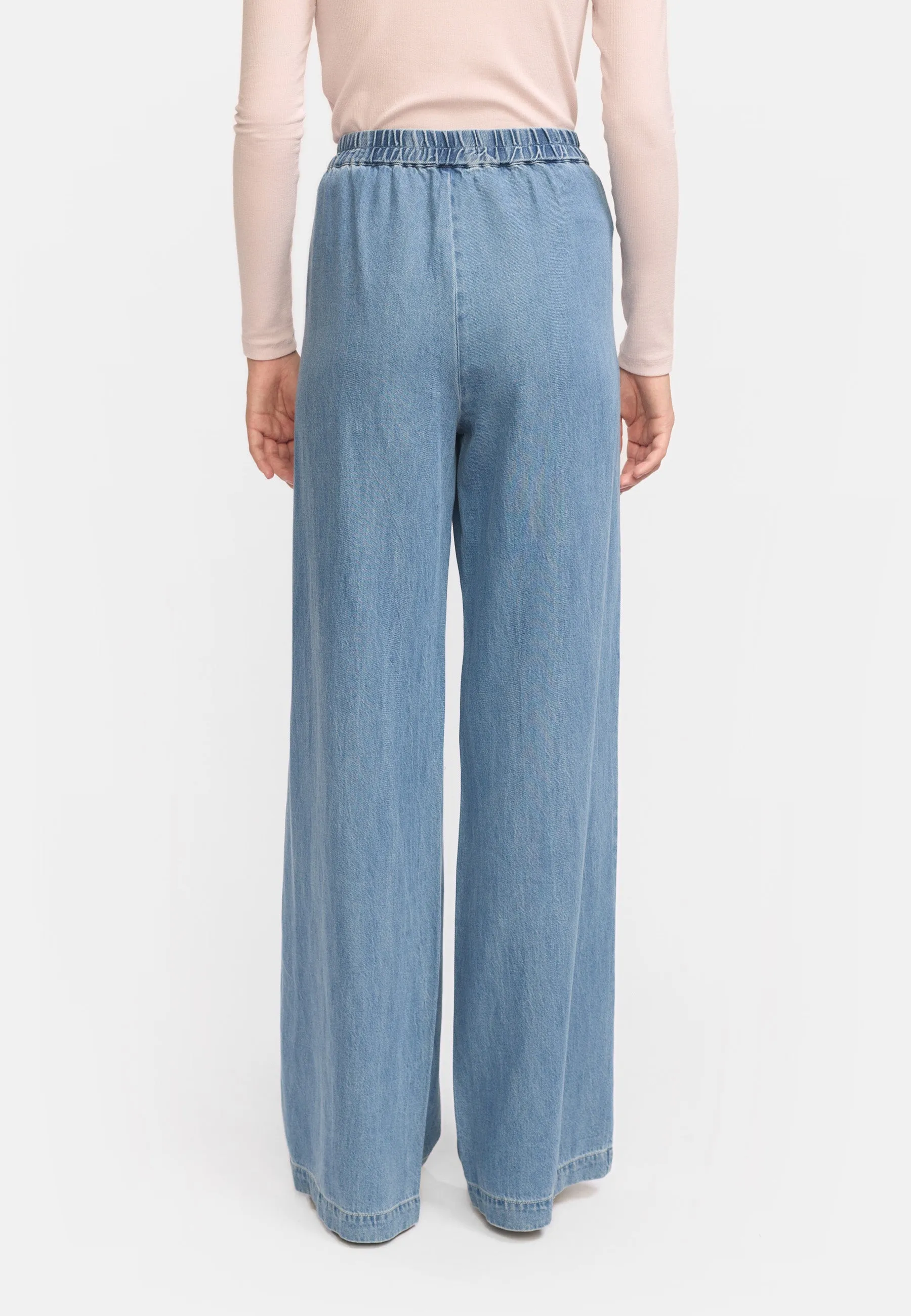 SRChristy Pant - Greyish Light Blue