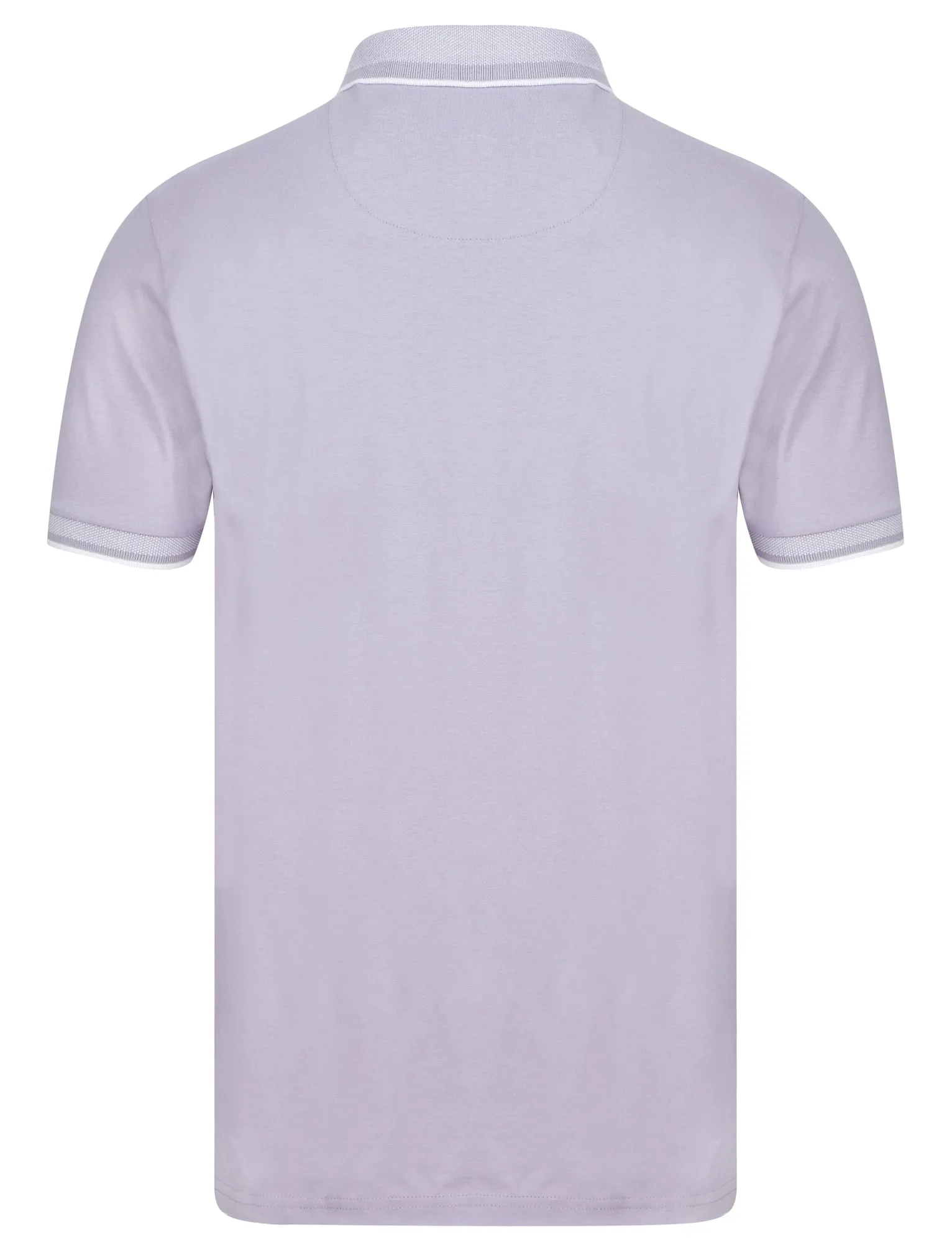 Tailworth Cotton Jersey Polo Shirt with Chest Pocket in Wisteria Lilac - Kensington Eastside