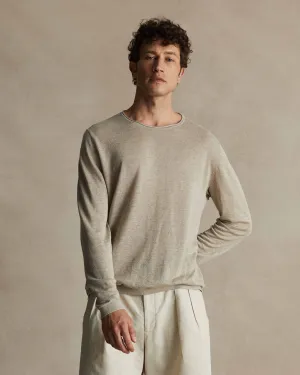 Taupe Linen Sweater