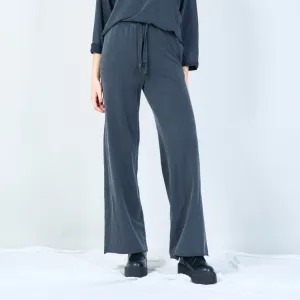 Wide-leg drawstring lounge pants wholesale