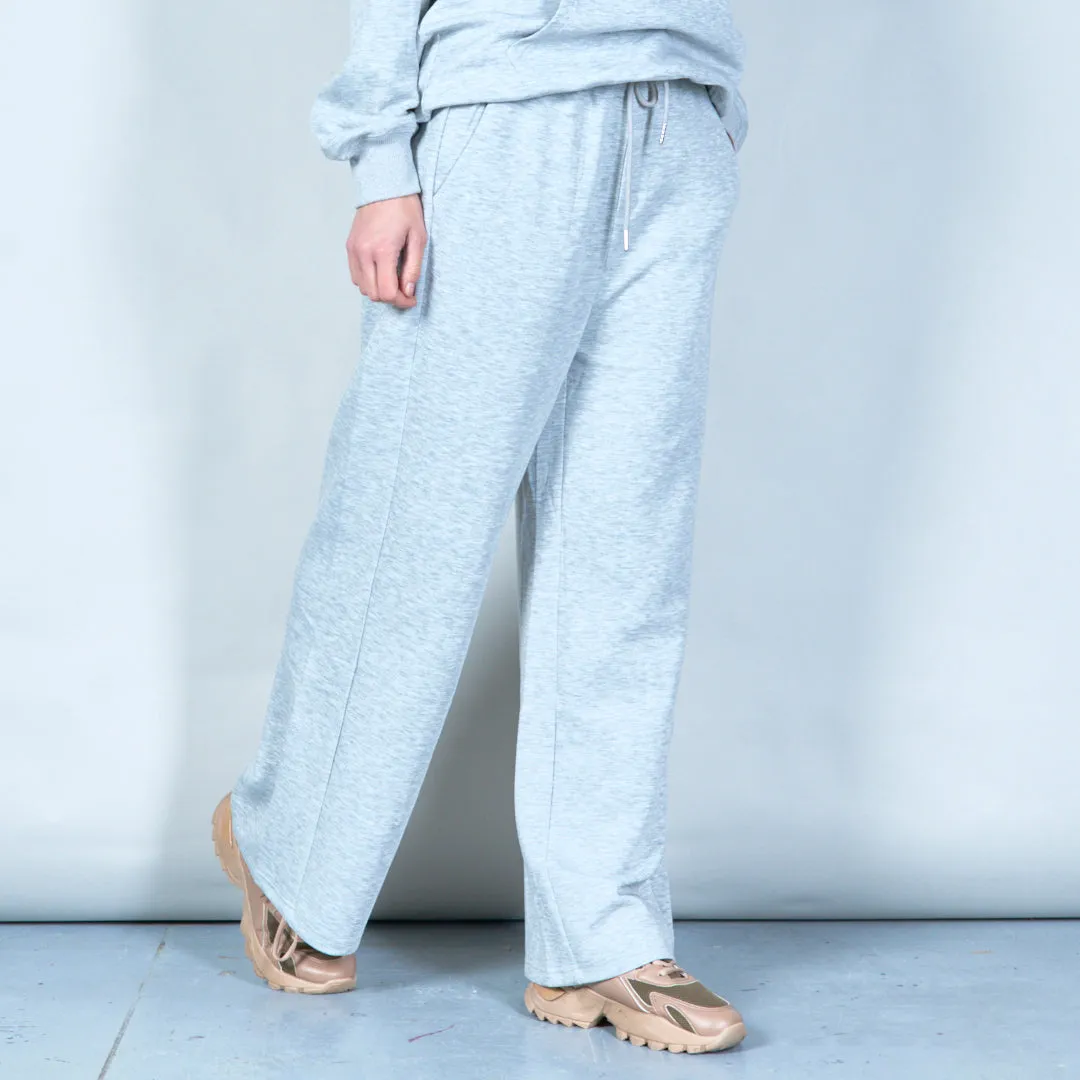 Wide-leg lounge pants with drawstring wholesale