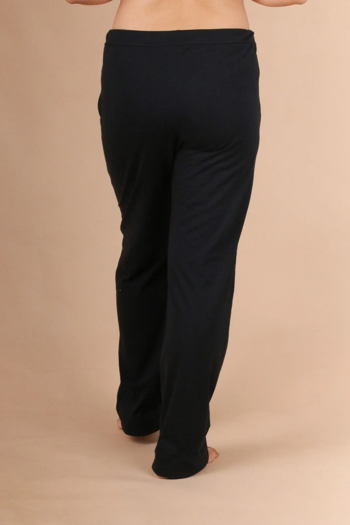 Women's Drawstring Pants with Patch Pockets